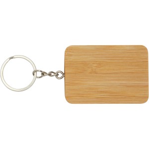Reel 6-in-1 retractable bamboo key ring charging cable, Natu (Eletronics cables, adapters)