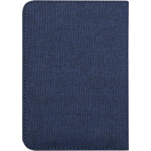 Ross GRS RPET RFID passport holder, Heather navy (Travel items)