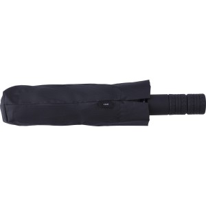 RPET 190T umbrella Kameron, black (Foldable umbrellas)