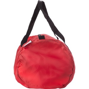 rPET 210D foldable duffle bag José, Red (Travel bags)