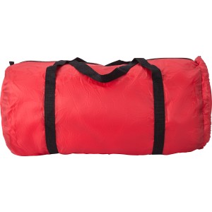 rPET 210D foldable duffle bag José, Red (Travel bags)