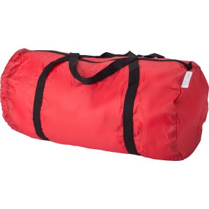 rPET 210D foldable duffle bag José, Red (Travel bags)
