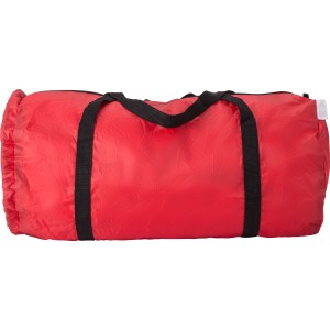 rPET 210D foldable duffle bag José, Red (Travel bags)