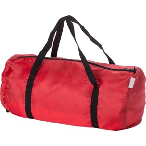 rPET 210D foldable duffle bag José, Red (Travel bags)