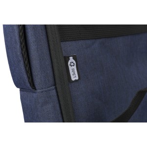 rPET (300D) polyester laptop backpack Eulalia, blue (Laptop & Conference bags)