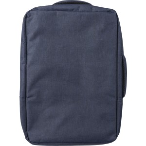rPET (300D) polyester laptop backpack Eulalia, blue (Laptop & Conference bags)
