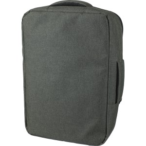 rPET (300D) polyester laptop backpack Eulalia, green (Laptop & Conference bags)