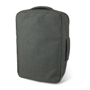 rPET (300D) polyester laptop backpack Eulalia, green (Laptop & Conference bags)