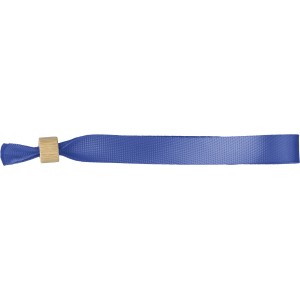 rPET (300D) wristcord Tarian, cobalt blue (Lanyard, armband, badge holder)