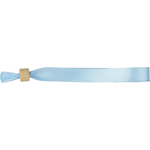 rPET (300D) wristcord Tarian, light blue (Lanyard, armband, badge holder)