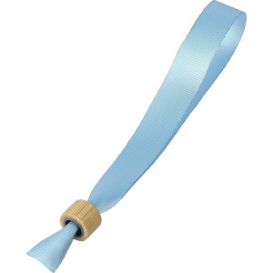 rPET (300D) wristcord Tarian, light blue (Lanyard, armband, badge holder)