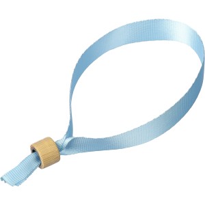 rPET (300D) wristcord Tarian, light blue (Lanyard, armband, badge holder)
