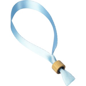 rPET (300D) wristcord Tarian, light blue (Lanyard, armband, badge holder)
