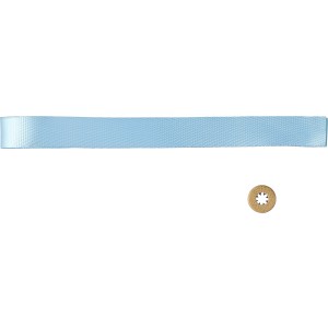 rPET (300D) wristcord Tarian, light blue (Lanyard, armband, badge holder)