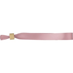 rPET (300D) wristcord Tarian, pink (Lanyard, armband, badge holder)