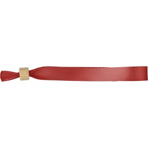 rPET (300D) wristcord Tarian, red (Lanyard, armband, badge holder)