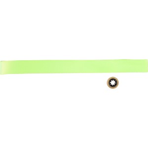 rPET (300D) wristcord Tarian, yellow (Lanyard, armband, badge holder)