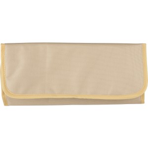 rPET charcutterie set Evelisse, brown (Metal kitchen equipments)