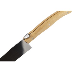 rPET charcutterie set Evelisse, brown (Metal kitchen equipments)