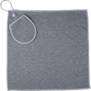 rPET golf towel Idris, black (Towels)