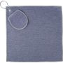 rPET golf towel Idris, cobalt blue