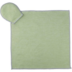 rPET golf towel Idris, light green (Towels)