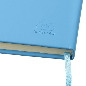 rPET notebook (A5) Eamon, light blue (Notebooks)