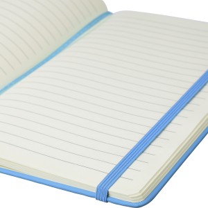 rPET notebook (A5) Eamon, light blue (Notebooks)