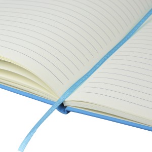 rPET notebook (A5) Eamon, light blue (Notebooks)