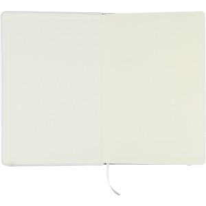 rPET notebook (A5) Eamon, white (Notebooks)