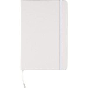 rPET notebook (A5) Eamon, white (Notebooks)