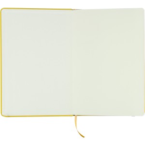 rPET notebook (A5) Eamon, yellow (Notebooks)