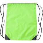 RPET polyester (190T) drawstring backpack Enrique, lime (9261-19)