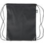 rPET polyester (210D) drawstring backpack Calix, black