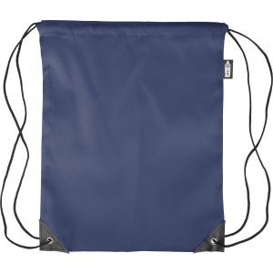 rPET polyester (210D) drawstring backpack Calix, blue (Backpacks)