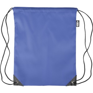 rPET polyester (210D) drawstring backpack Calix, cobalt blue (Backpacks)