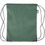 rPET polyester (210D) drawstring backpack Calix, green