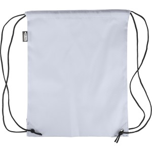 rPET polyester (210D) drawstring backpack Calix, grey (Backpacks)