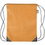 rPET polyester (210D) drawstring backpack Calix, orange