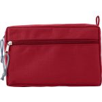 RPET toiletry bag Natasha, red (864697-08)