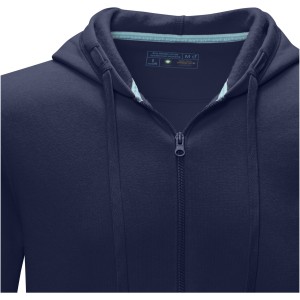Ruby men's  organic GRS recycled full zip hoodie, Navy (Pullovers)