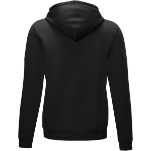 Ruby men's  organic GRS recycled full zip hoodie, Solid black (Pullovers)