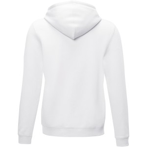Ruby men's  organic GRS recycled full zip hoodie, White (Pullovers)