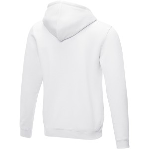 Ruby men's  organic GRS recycled full zip hoodie, White (Pullovers)