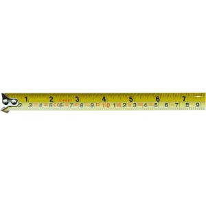 Rule 3-metre RCS recycled plastic measuring tape, Yellow (Measure instruments)