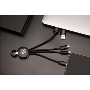 SCX.design C14 15W 5-in-1 charging cable, Solid black (Eletronics cables, adapters)