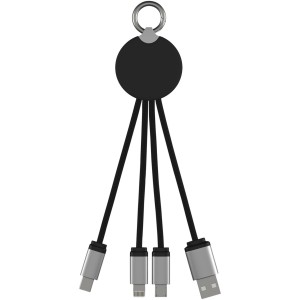 SCX.design C16 ring light-up cable, Red, Solid black (Eletronics cables, adapters)