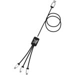 SCX.design C17 easy to use light-up cable, Solid black, Whit (2PX00390)