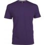 SHORT-SLEEVED CREW NECK T-SHIRT, Purple