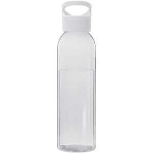 Sky 650 ml recycled plastic water bottle, White (Sport bottles)